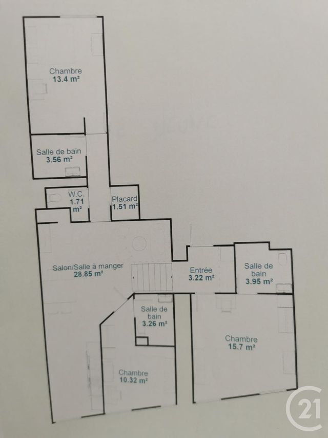 Appartement F4 à vendre - 4 pièces - 88.0 m2 - TOULON - 83 - PROVENCE-ALPES-COTE-D-AZUR - Century 21 Ouest Immo Appartement F4 à vendre - 4 pièces - 88.0 m2 - TOULON - 83 - PROVENCE-ALPES-COTE-D-AZUR - Century 21 Ouest Immo
